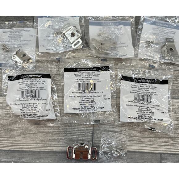 Style Selections Friction Roller Catch - Nickel Finish 8Pack [98] - Picture 1 of 15